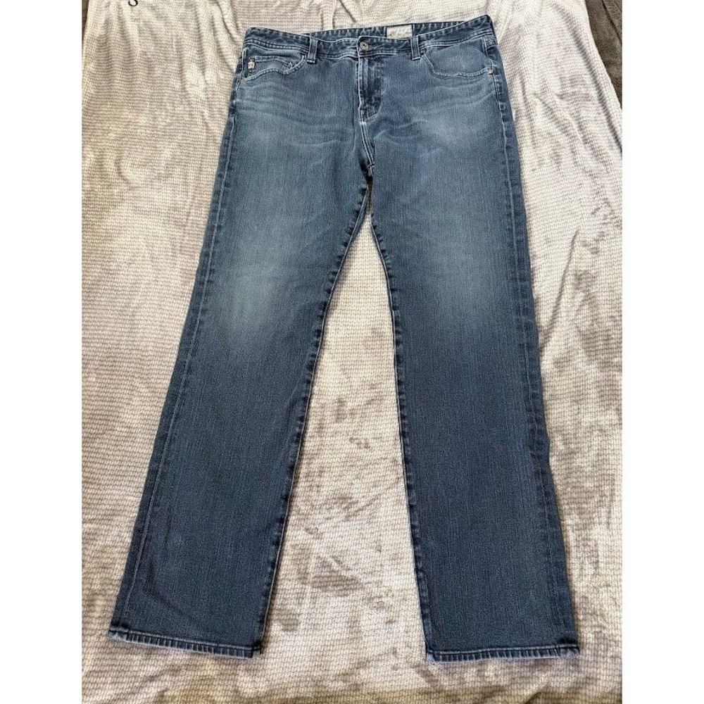 AG Adriano Goldschmied The Graduate Jeans Men 38x32 Blue Tailored Leg 1174TSYBLD